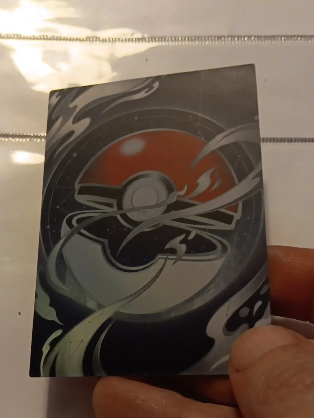 Pokemon Rotom Holographic Red and Blue Trading Card
